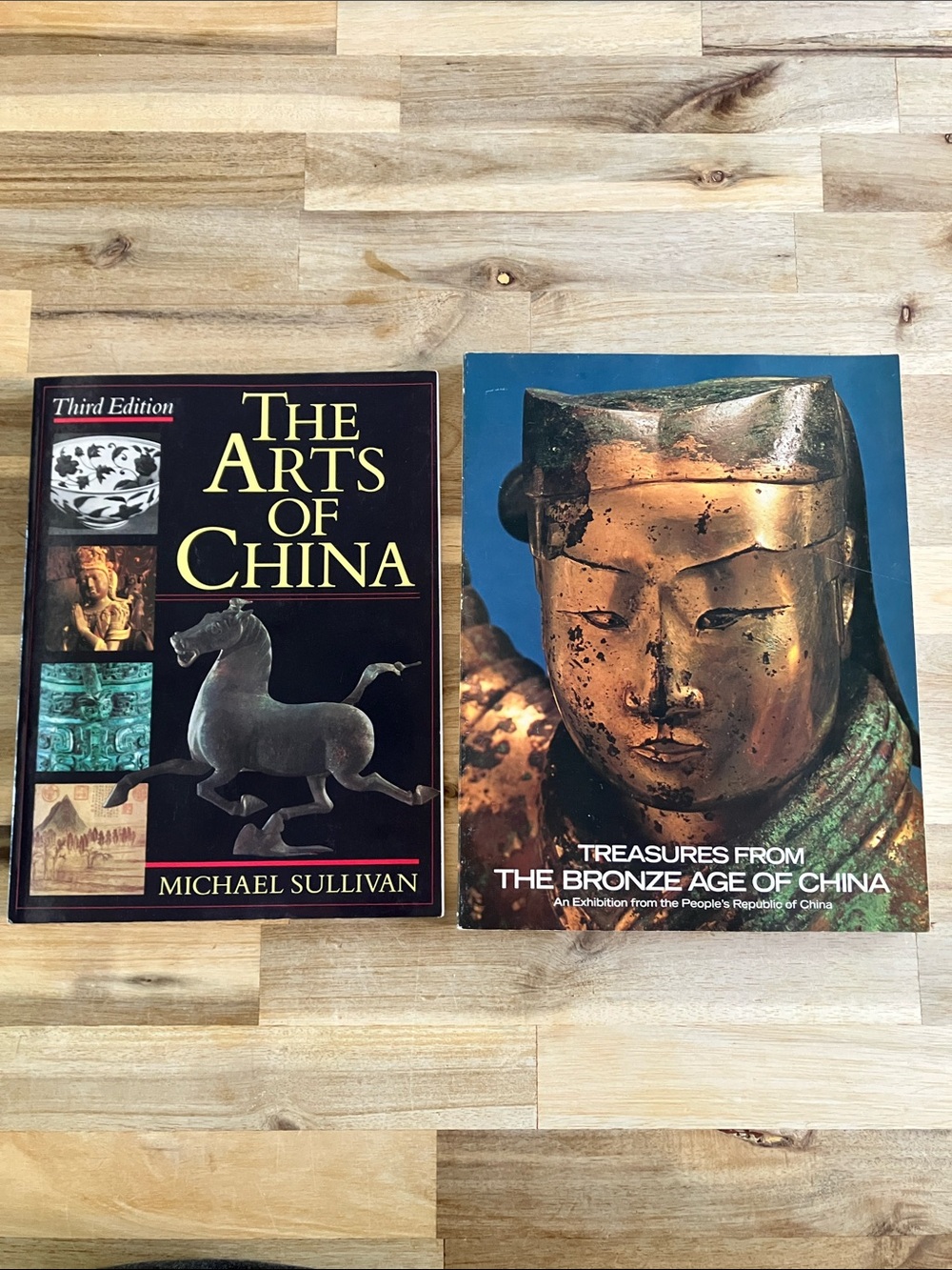 Vintage Art of China Books - The Arts of China and Treasures from the Bronze Age